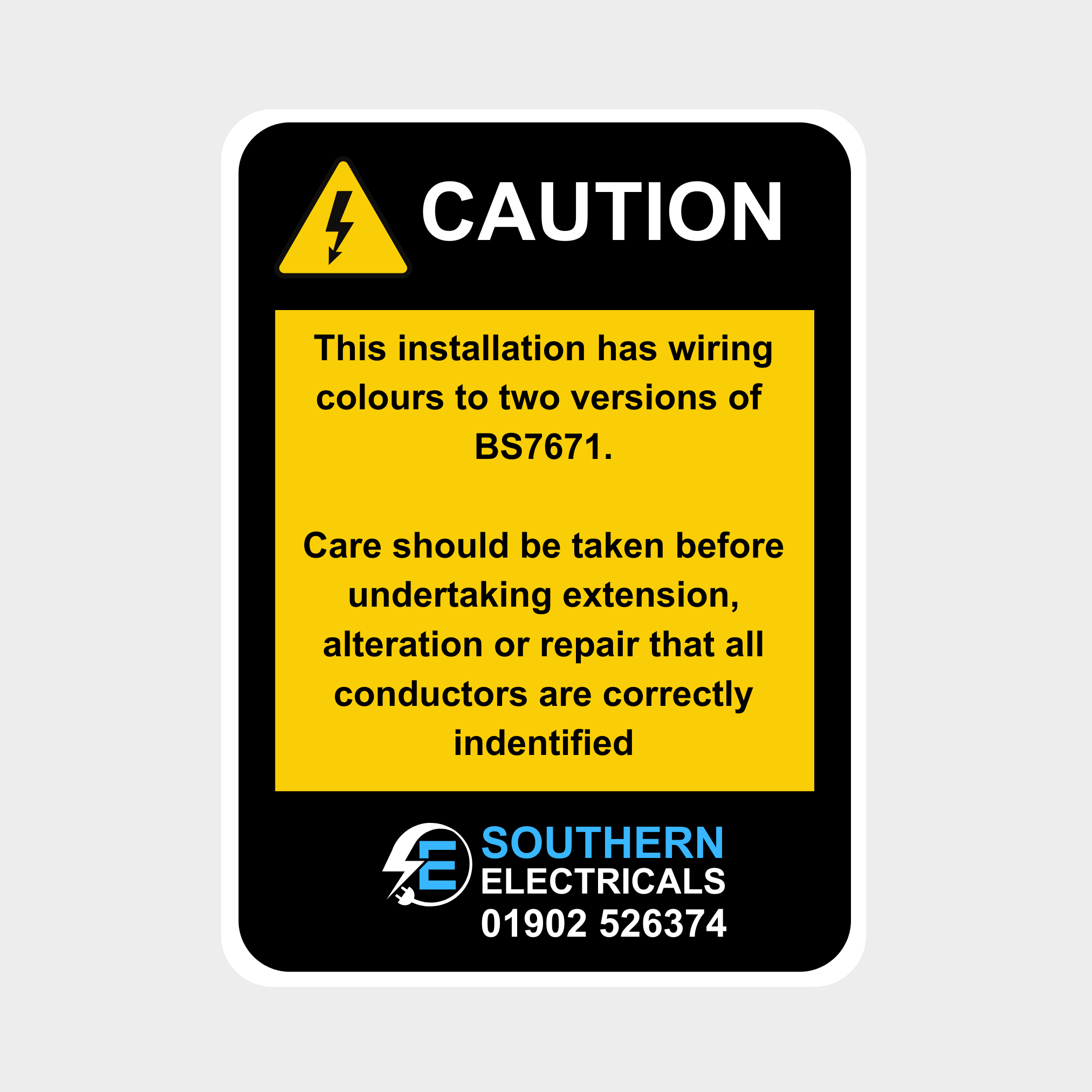 Caution Sticker – Tradestick