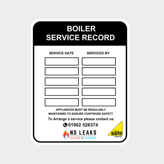 Boiler Service Labels