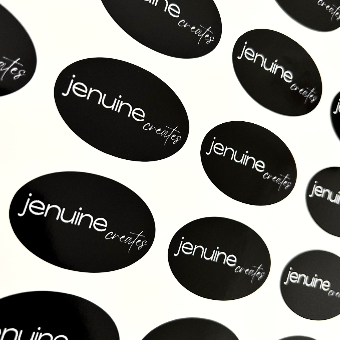 Oval Stickers
