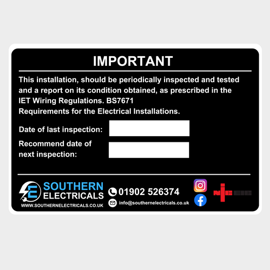 Periodic Inspection Stickers